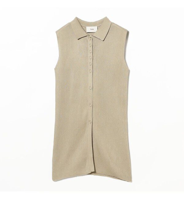 Demi-Luxe BEAMS 「TAN / 2ピース リブ カーディガン」|ニット・セーター|