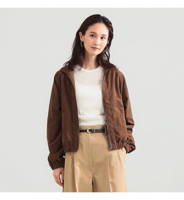 Demi-Luxe BEAMS 「【別注】TICCA / ウルトラ スエード ブルゾン」|ブルゾン・スタジャン|