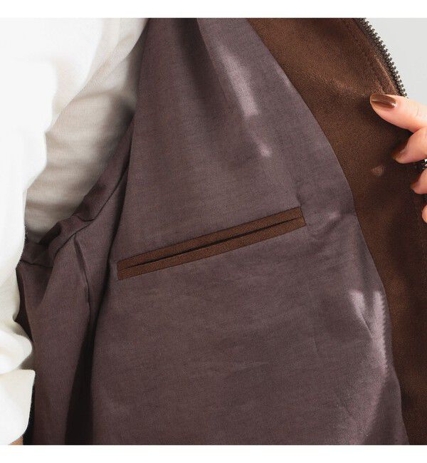 Demi-Luxe BEAMS 「【別注】TICCA / ウルトラ スエード ブルゾン」|ブルゾン・スタジャン|