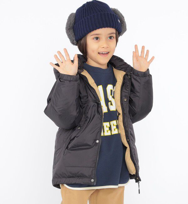 SHIPS KIDS「SHIPS KIDS:100～130cm /〈手洗い可能〉リサイクル ダウン ジャケット」|ダウン|
