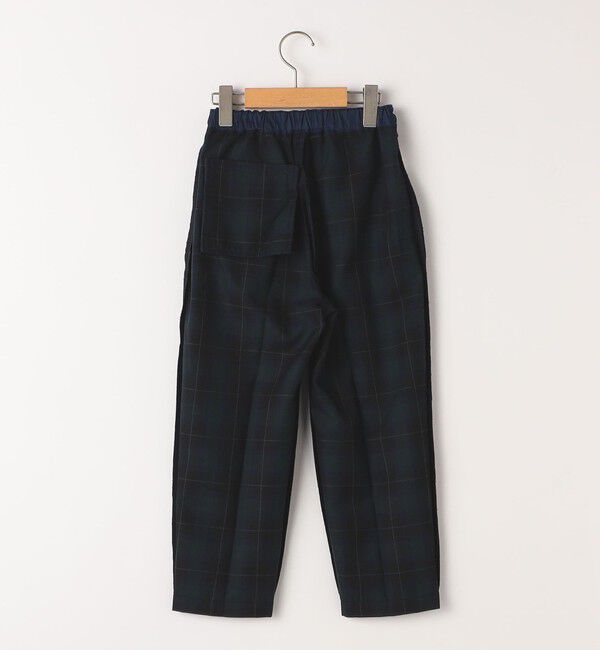 SHIPS KIDS「SHIPS KIDS:100～130cm /セレモニー チェック タック パンツ」|スラックス|