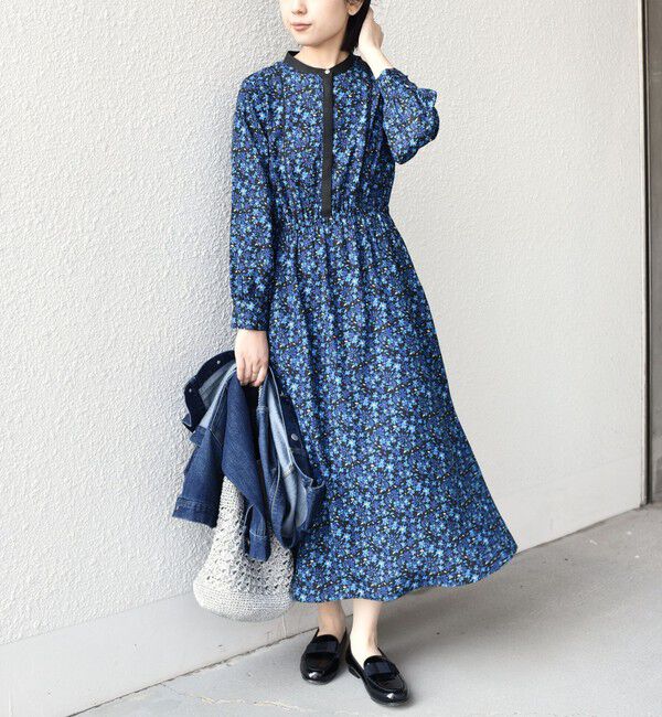 SHIPS Colors 「SHIPS Colors:〈手洗い可能〉MULHOUSE フラワー プリント ワンピース◇」|ワンピース|