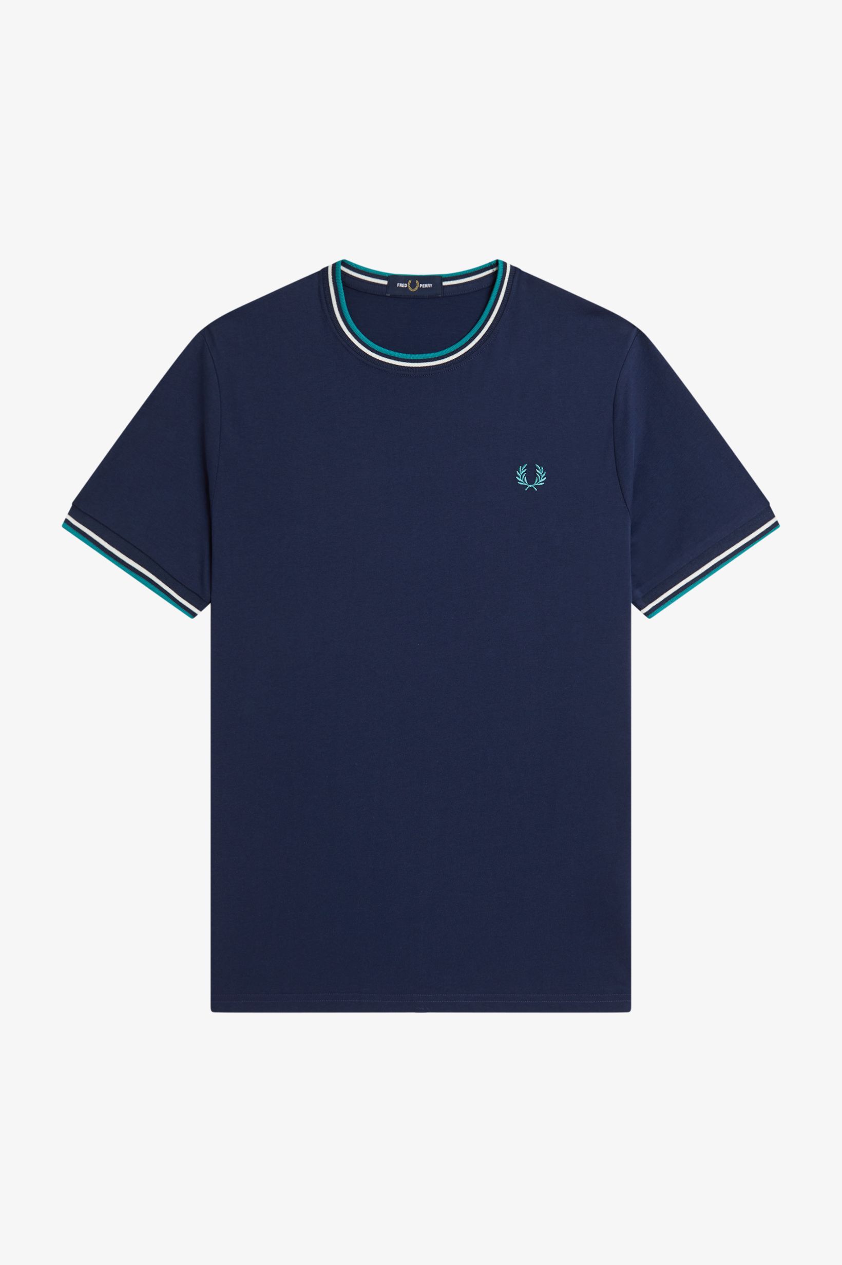 FRED PERRY 「Twin Tipped T-Shirt／ティップラインTシャツ M1588V」|Tシャツ・カットソー|