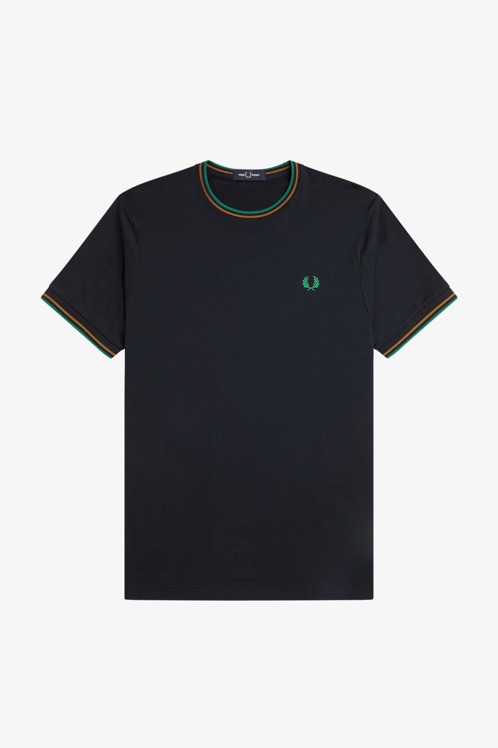 FRED PERRY 「Twin Tipped T-Shirt／ティップラインTシャツ M1588V」|Tシャツ・カットソー|