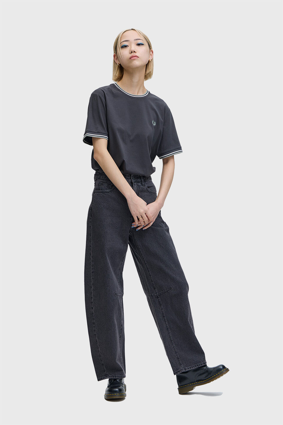 FRED PERRY 「Twin Tipped T-Shirt／ティップラインTシャツ M1588V」|Tシャツ・カットソー|
