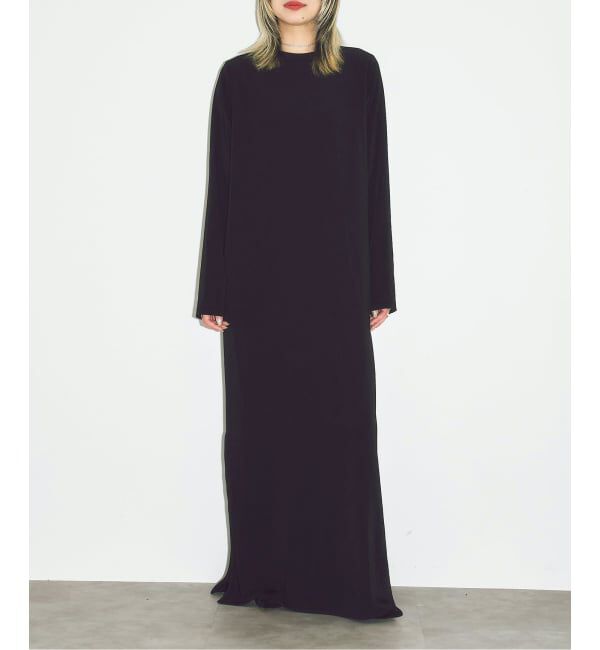  「《追加予約》VELVET LEAN KAFTAN DRESS：ワンピース」|ワンピース|ブラック