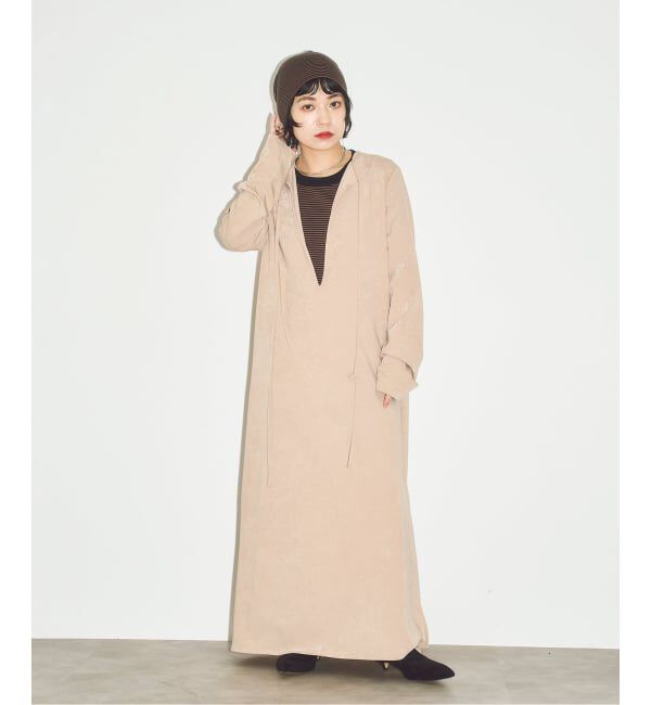  「《追加予約》VELVET LEAN KAFTAN DRESS：ワンピース」|ワンピース|