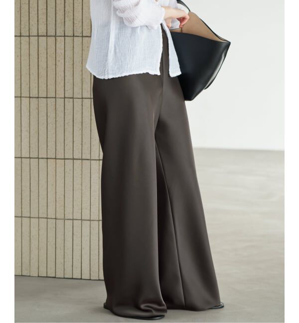 Plage「Satin Bias Relax パンツ」|その他|
