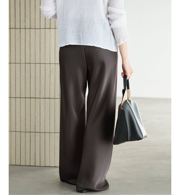 Plage「Satin Bias Relax パンツ」|その他|