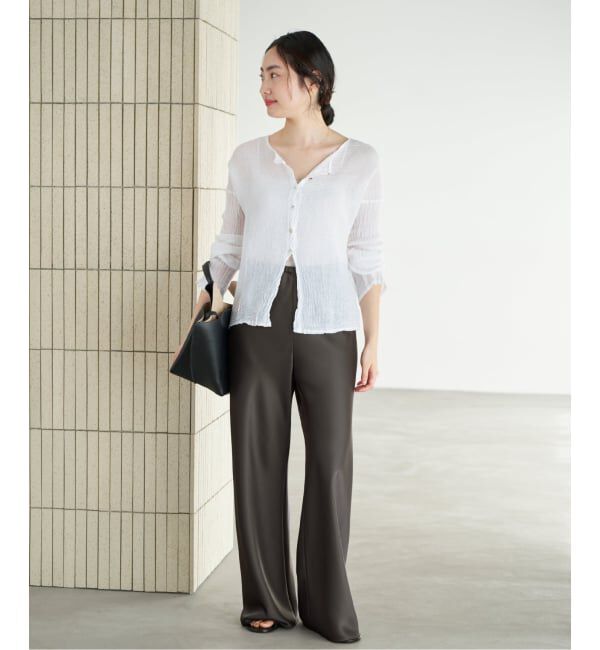 Plage「Satin Bias Relax パンツ」|その他|