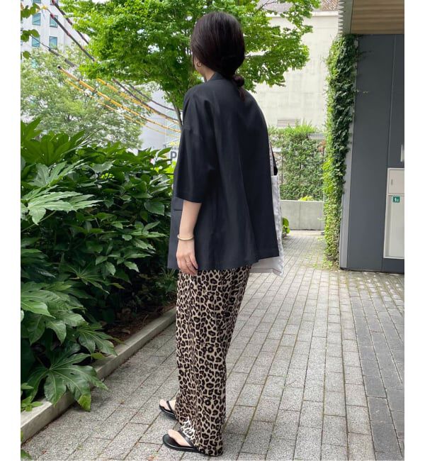 SLOBE IENA「《WEB限定/追加》リネンレーヨンハーフスリーブジャケット」|その他|