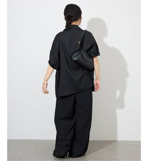 SLOBE IENA「《WEB限定/追加》リネンレーヨンハーフスリーブジャケット」|その他|