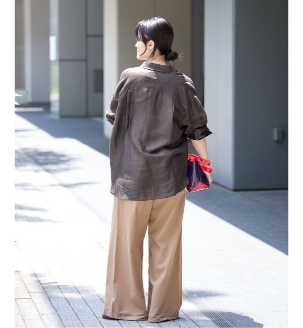 IENA「《追加》ラミーリヨセル2wayシャツ」|シャツ・ブラウス|