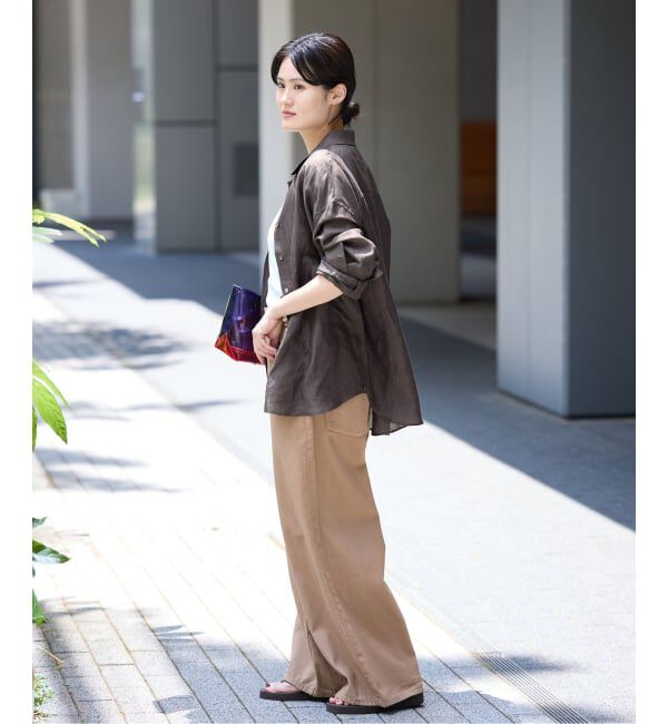 IENA「《追加》ラミーリヨセル2wayシャツ」|シャツ・ブラウス|