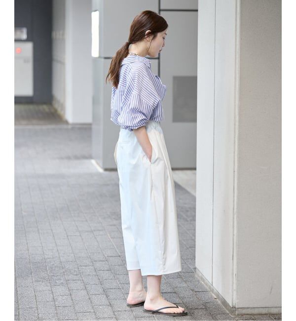 IENA「《追加》ラミーリヨセル2wayシャツ」|シャツ・ブラウス|