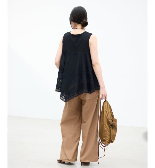 IENA「upper hights/アッパーハイツ THE LAZY LIAM パンツ 120319102」|チノ|