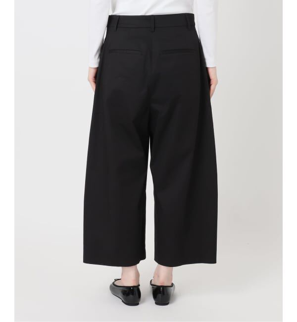 IENA「オーガニックコットンミックスバレルパンツ」|スラックス|