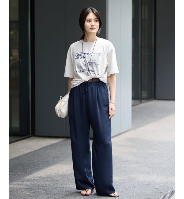 IENA「LOGOプリント PHOTO Tシャツ」|Tシャツ・カットソー|