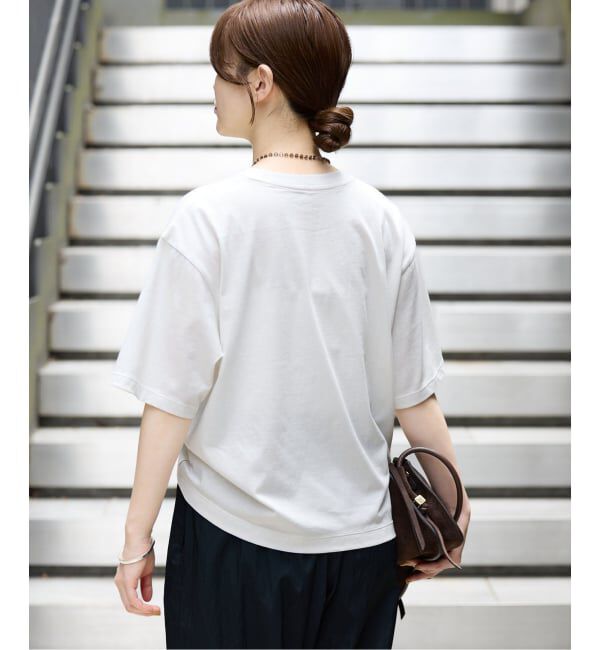 IENA「LOGOプリント PHOTO Tシャツ」|Tシャツ・カットソー|