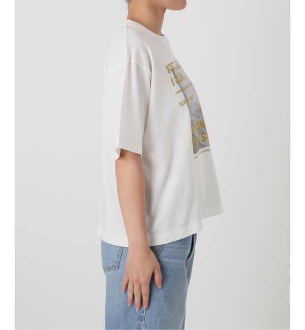 IENA「LOGOプリント PHOTO Tシャツ」|Tシャツ・カットソー|