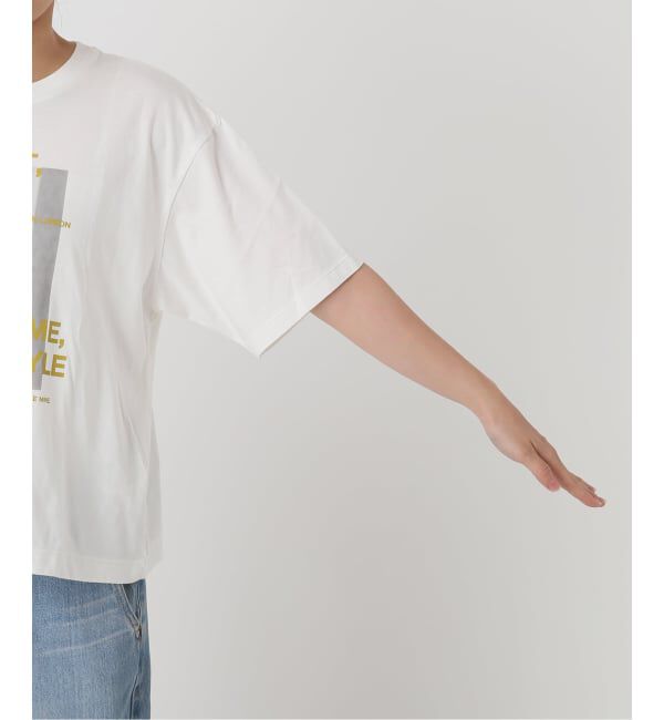 IENA「LOGOプリント PHOTO Tシャツ」|Tシャツ・カットソー|