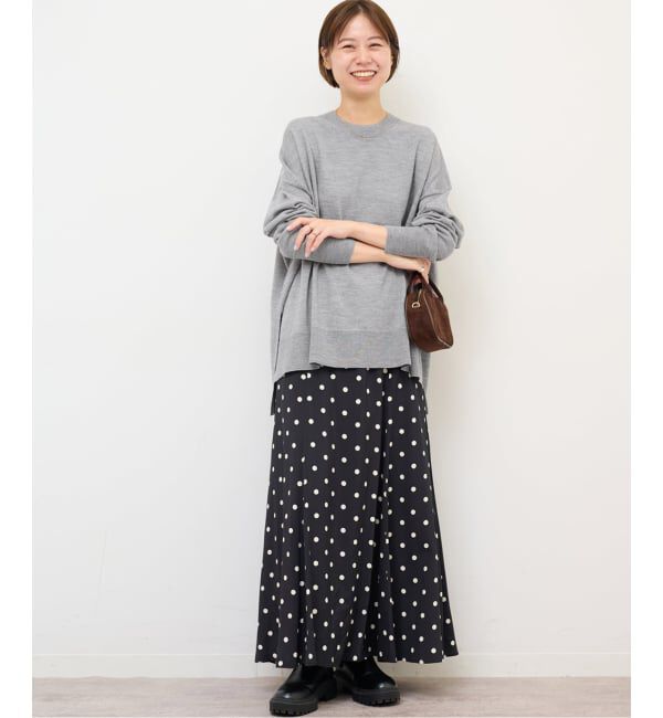 JOURNAL STANDARD relume「《一部WEB限定追加3》BiellaYarnワイドクルーネックプルオーバー」|ニット・セーター|