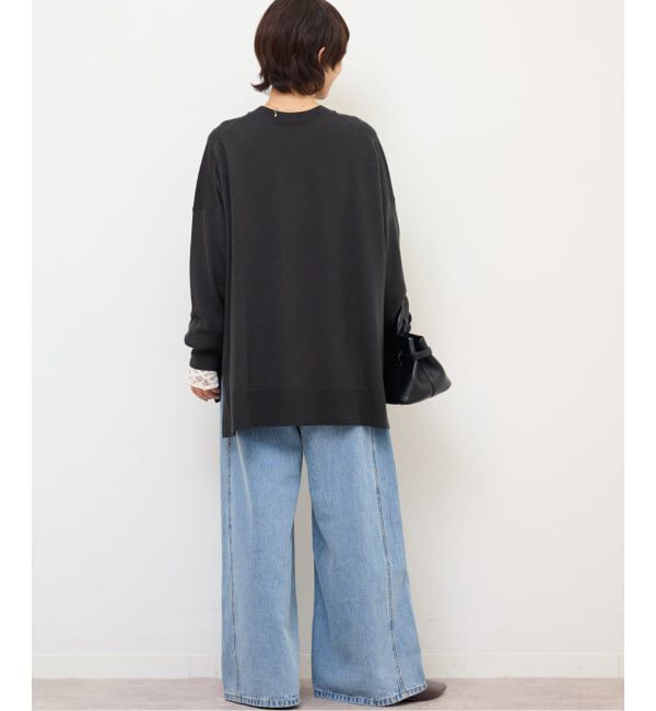 JOURNAL STANDARD relume「《一部WEB限定追加3》BiellaYarnワイドクルーネックプルオーバー」|ニット・セーター|