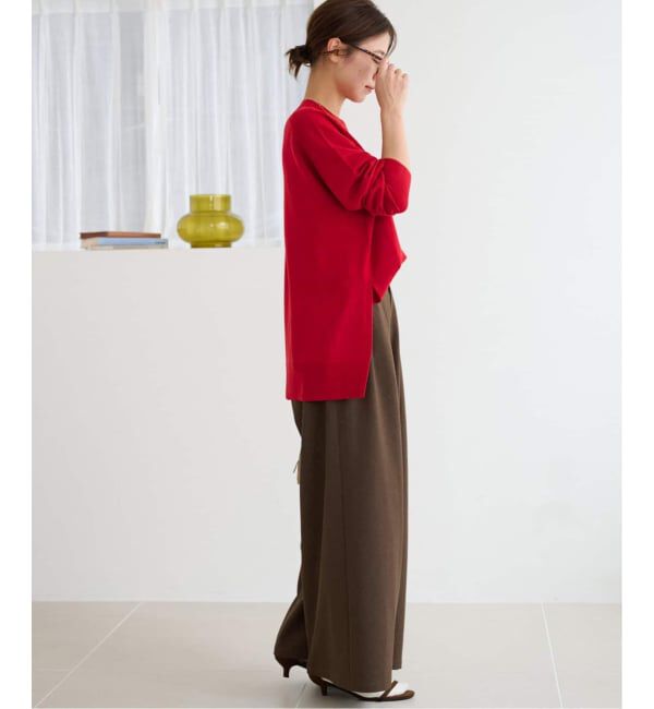 JOURNAL STANDARD relume「《一部WEB限定追加3》BiellaYarnワイドクルーネックプルオーバー」|ニット・セーター|