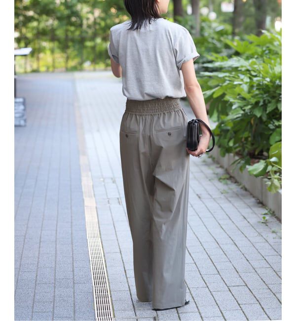 JOURNAL STANDARD「《追加》【撥水/接触冷感/洗える/UVカット】リネンナイロンストレッチワイドパンツ」|その他|