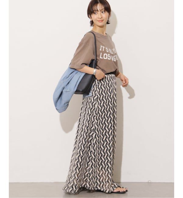 JOURNAL STANDARD relume「【TORRAZZO DONNA/トラッゾドンナ】ジオメトリックレーススカート」|スカート|