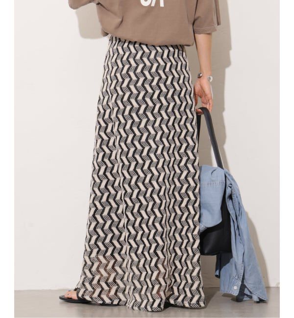 JOURNAL STANDARD relume「【TORRAZZO DONNA/トラッゾドンナ】ジオメトリックレーススカート」|スカート|