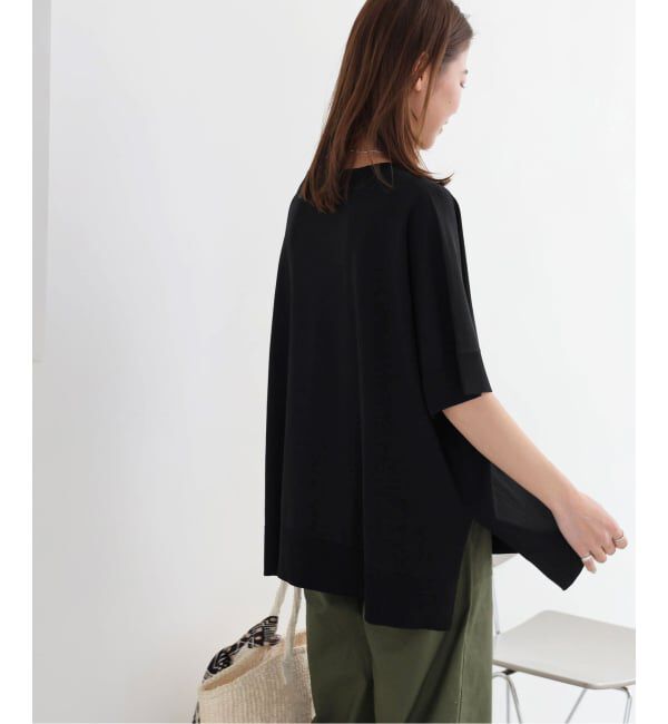 JOURNAL STANDARD relume「《追加6 / 新色》接触冷感 / ウォッシャブルクールポンチョプルオーバー」|ニット・セーター|