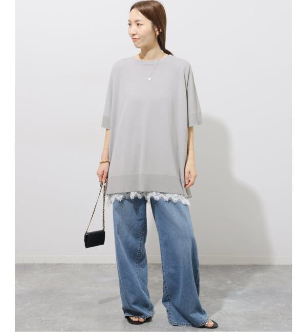 JOURNAL STANDARD relume「《追加6 / 新色》接触冷感 / ウォッシャブルクールポンチョプルオーバー」|ニット・セーター|