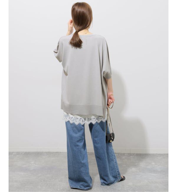 JOURNAL STANDARD relume「《追加6 / 新色》接触冷感 / ウォッシャブルクールポンチョプルオーバー」|ニット・セーター|