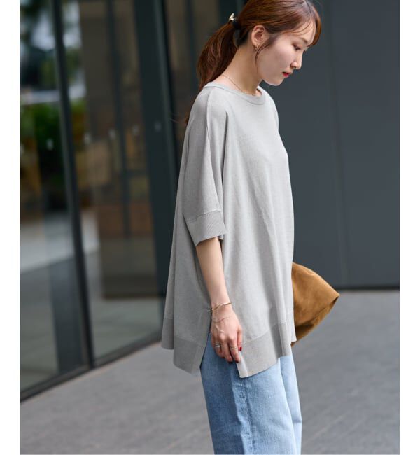 JOURNAL STANDARD relume「《追加6 / 新色》接触冷感 / ウォッシャブルクールポンチョプルオーバー」|ニット・セーター|