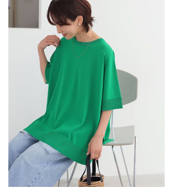 JOURNAL STANDARD relume「《追加6 / 新色》接触冷感 / ウォッシャブルクールポンチョプルオーバー」|ニット・セーター|
