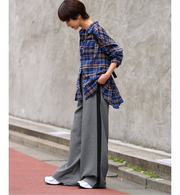 JOURNAL STANDARD relume「《追加2》カットジャージーラインパンツ」|その他|
