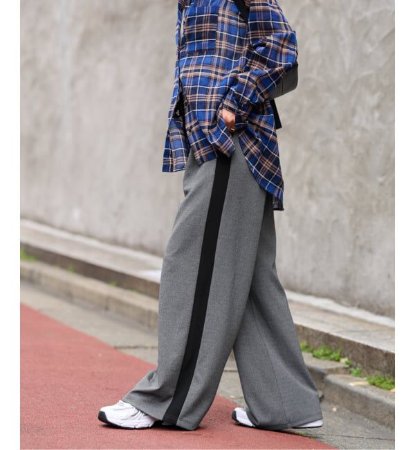 JOURNAL STANDARD relume「《追加2》カットジャージーラインパンツ」|その他|