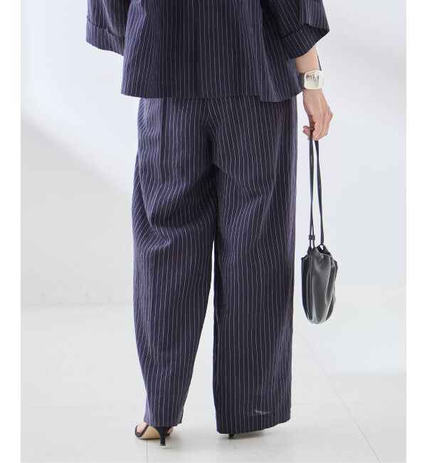 journal standard L'essage「シルクMIXシアー&ストライプパンツ」|その他|