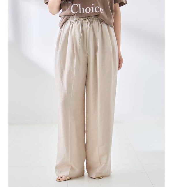 journal standard L'essage「シルクMIXシアー&ストライプパンツ」|その他|