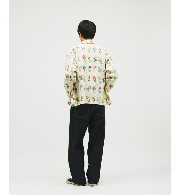 JOURNAL STANDARD「《予約》フラワー エンブロイダリー ジップ シャツ」|シャツ・ブラウス|