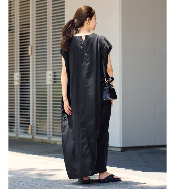 FRAMeWORK「≪洗濯機洗い可 / 追加≫フィブリルポプリンサックDRESS」|ワンピース|