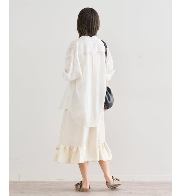U by SPICK&SPAN「Atelier Edition/アトリエ エディション FLOUNCE DETAIL DRESS」|ワンピース|