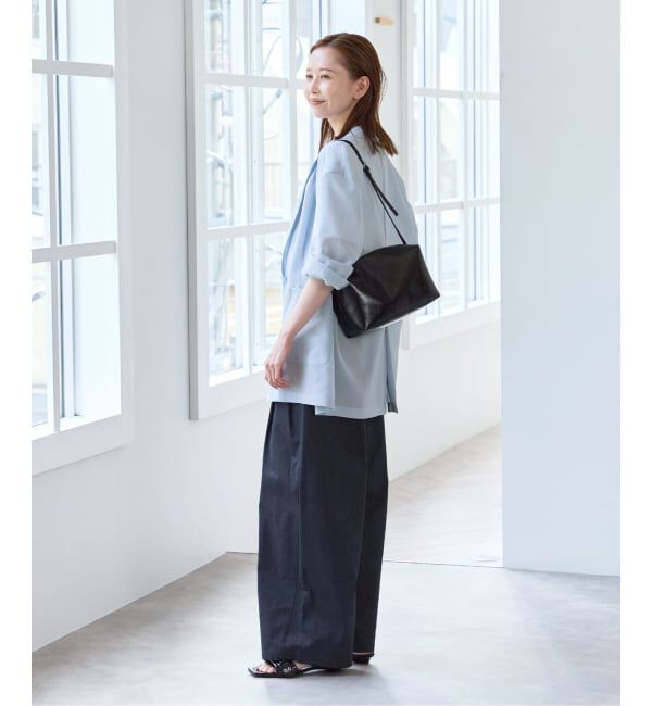U by SPICK&SPAN「《追加》シアーオーバージャケット」|テーラードジャケット|