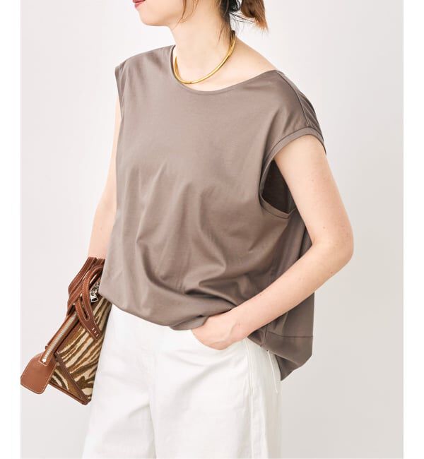 Spick and Span「汗染み防止バックドレーププルオーバー」|Tシャツ・カットソー|