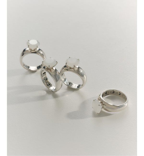 Spick and Span「【SAMH by LILAS】 MELTED MOON RING SV」|リング|シルバー