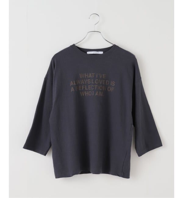 FRAMeWORK「≪WEB限定 / 追加予約≫クロップドスリーブロゴロンT」|Tシャツ・カットソー|