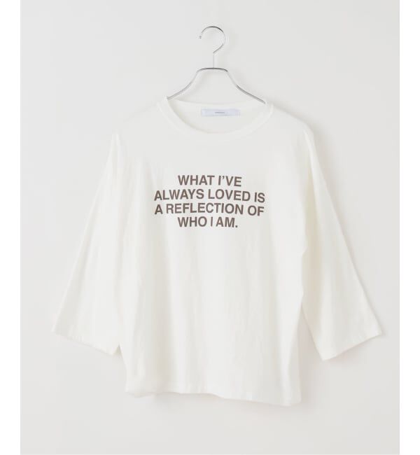 FRAMeWORK「≪WEB限定 / 追加予約≫クロップドスリーブロゴロンT」|Tシャツ・カットソー|