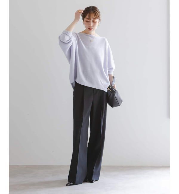 NOBLE「《追加予約・WEB限定カラーあり》ファインウールドルマンプルオーバー」|ニット・セーター|