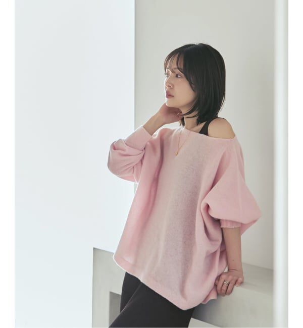 NOBLE「《追加予約・WEB限定カラーあり》ファインウールドルマンプルオーバー」|ニット・セーター|